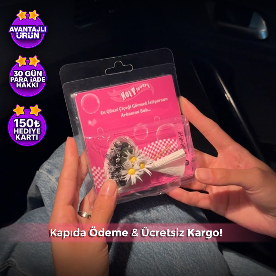 Aynalı Çiçek Buketi