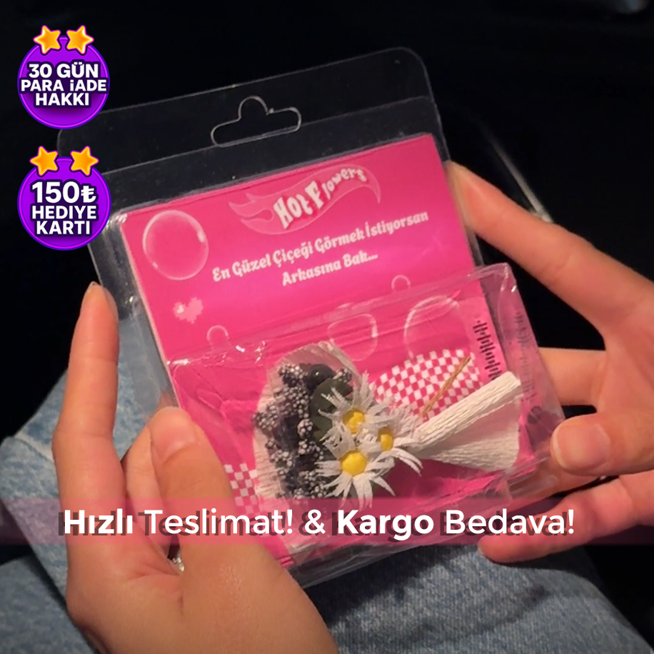 Aynalı Çiçek Buketi