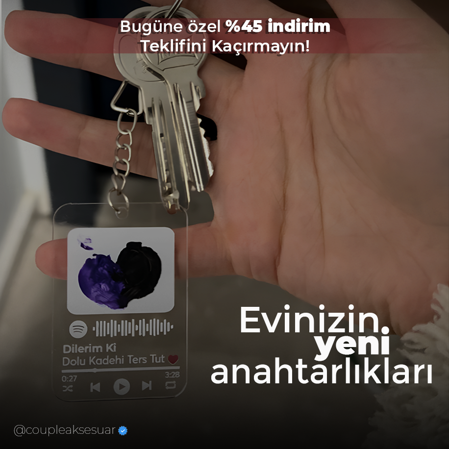 Parmak İzi Anahtarlık Seti (QR Kodlu)