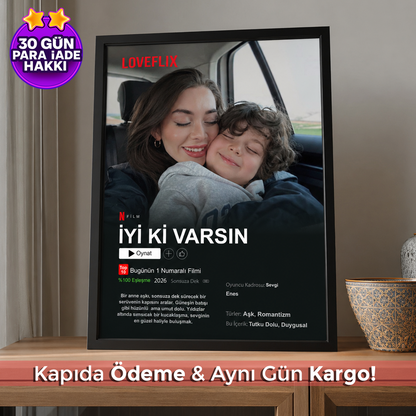 NetFlix Poster Tablosu (annelere özel)