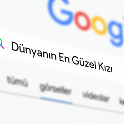 Aynalı Google Poster Tablosu
