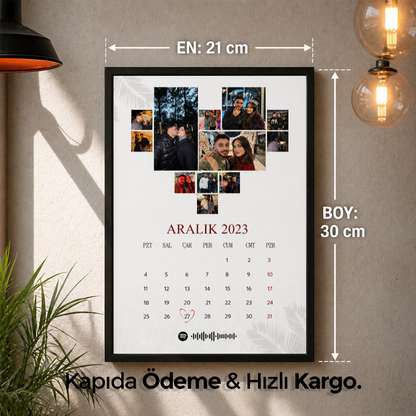 Kalp Model Poster Tablosu (21x30)
