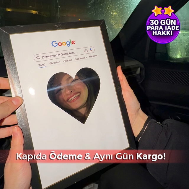 Aynalı Google Poster Tablosu