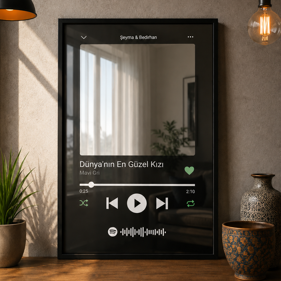 Aynalı Spotify Makyaj Tablosu