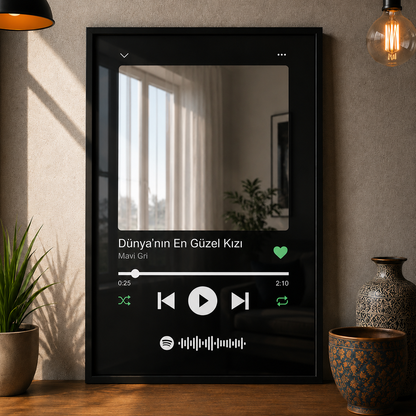 Aynalı Spotify Makyaj Tablosu