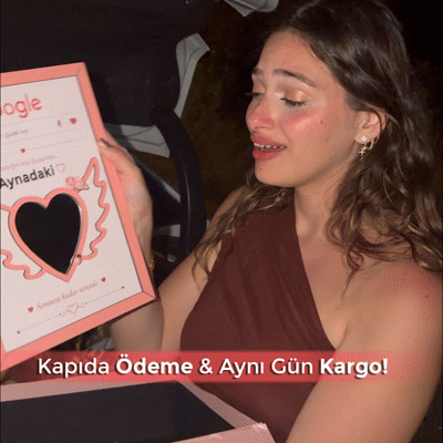 Aynalı Google Posteri (pembe tema)