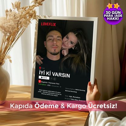 NetFlix Poster Tablosu (30x20cm)