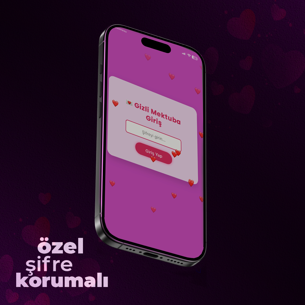 Sevgiliye Özel Web Site (kişiselleştirilebilir)