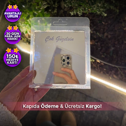 Aynalı Çiçek Buketi