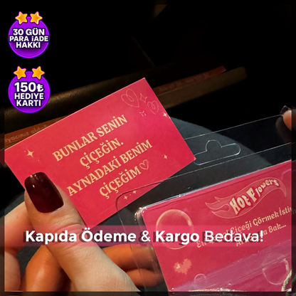 Aynalı Çiçek Buketi