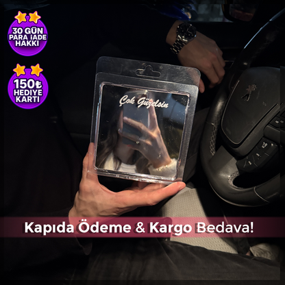 Aynalı Çiçek Buketi