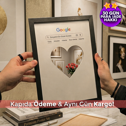 Aynalı Google Poster Tablosu (annelere özel)