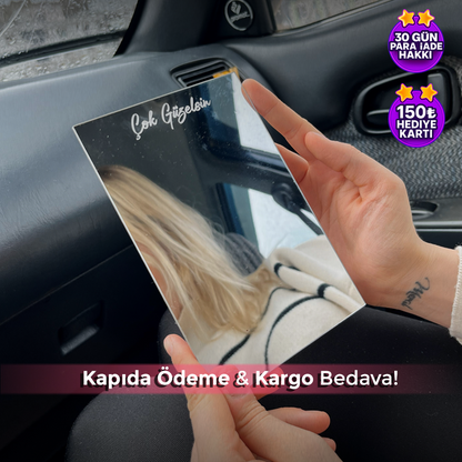 Aynalı Mini Çiçek Buketi